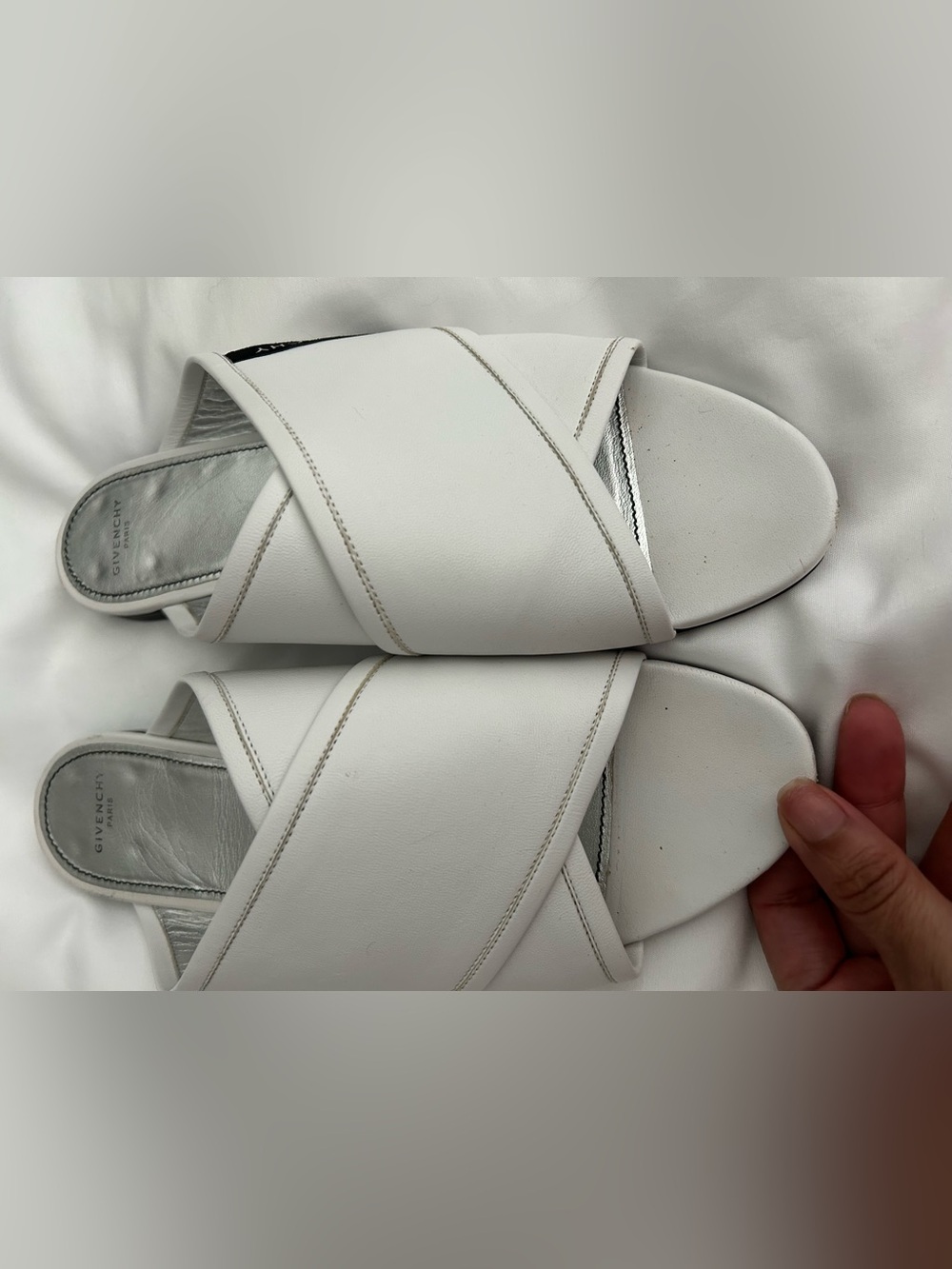 Givenchy Crisscross Logo Sandals